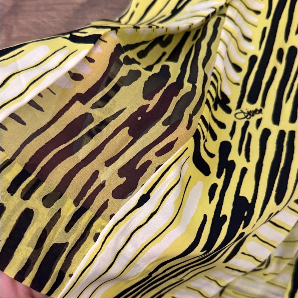 Diane Von Furstenberg Hayley Geometric Print Dress Size 10 - silk - Picture 3 of 8